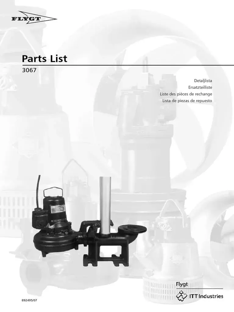 Flygt-Pumpen CS 3067, LR 251, 400V, EEx
