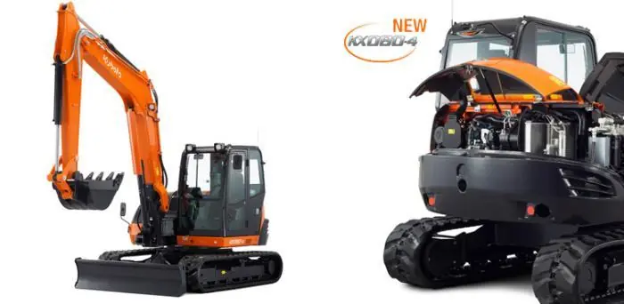 Kubota KX080-4 2PC