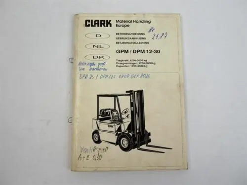 Clark DPM 12