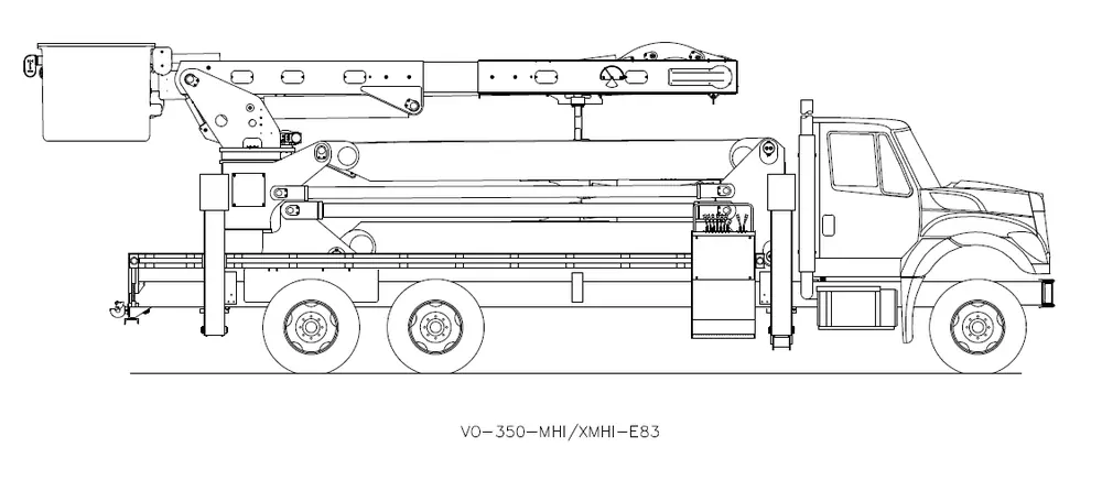 Versalift VO-350-XMHI-E83 ELEVATOR thumbnail 2