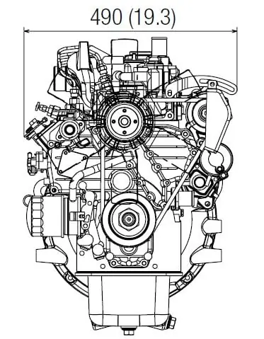 Kubota V2403-M-T-E3B thumbnail 2