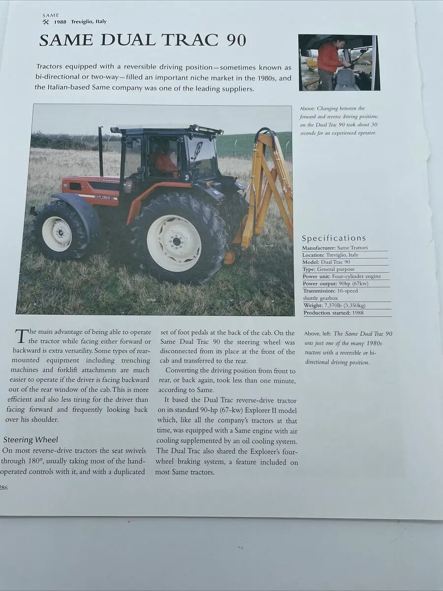 SAME Dual Trac 90 DT
