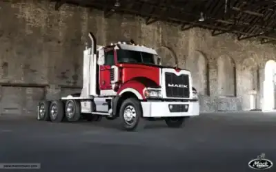Mack TITAN 64" High-rise Sleeper Cab ISX 550 8x6 thumbnail 8