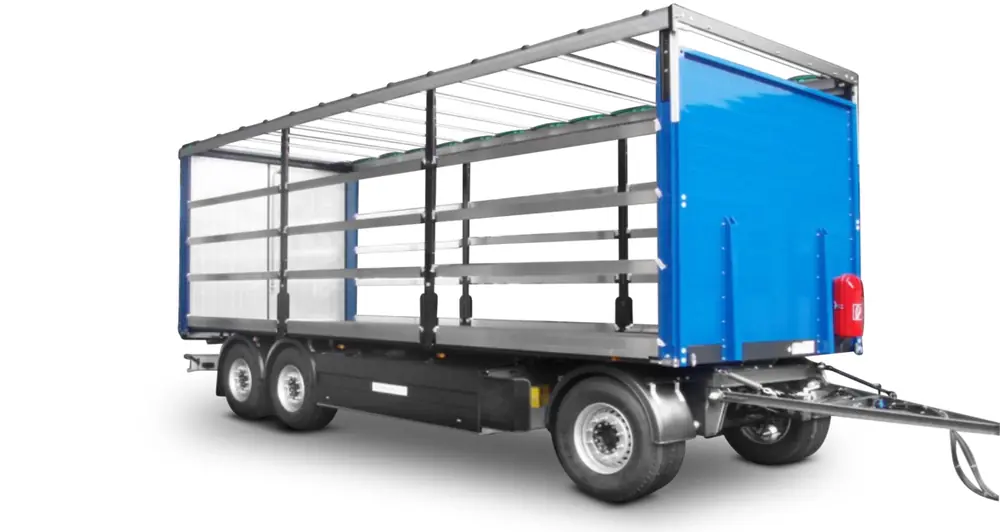 Schwarzmüller 3-axle sliding tarpaulin platform trailer