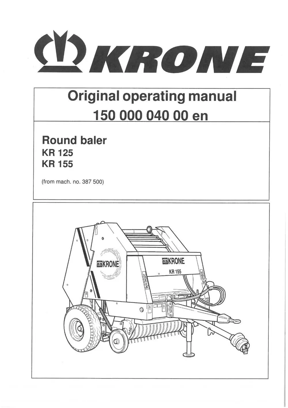 Krone KR 155