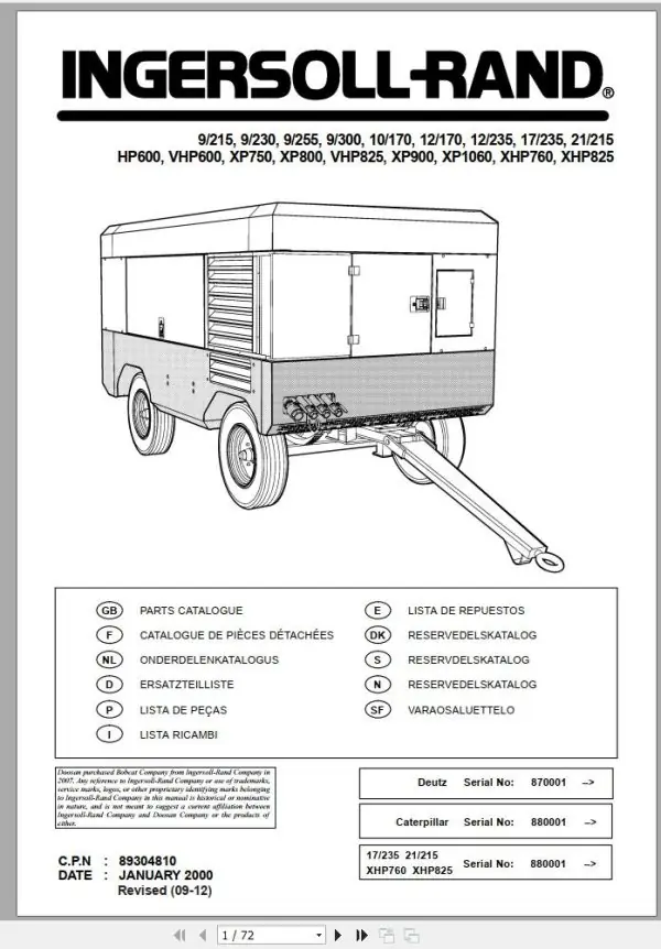 Ingersoll-Rand 10/170
