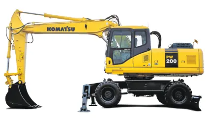 Komatsu PW200-7E0 thumbnail 2