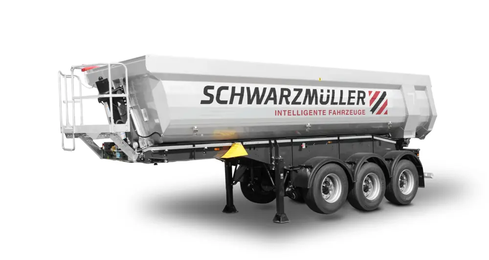 Schwarzmüller 3-axle steel segment tipper semitrailer