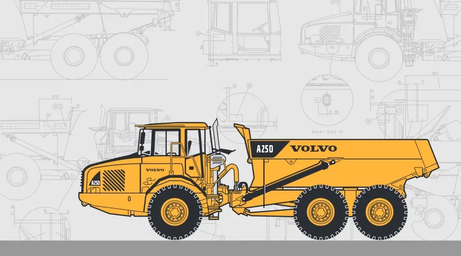 Volvo A25D (6x6)