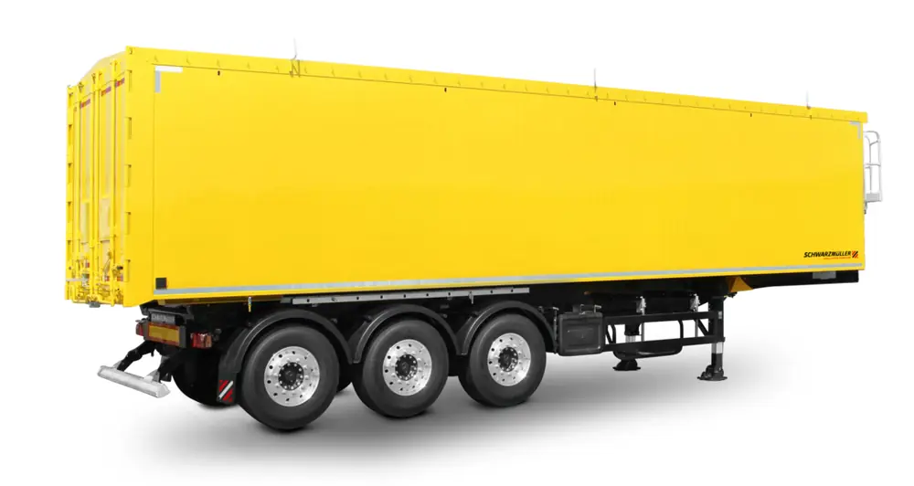 Schwarzmüller 3-axle large-scale full aluminium hollow profile tipper semitrailer