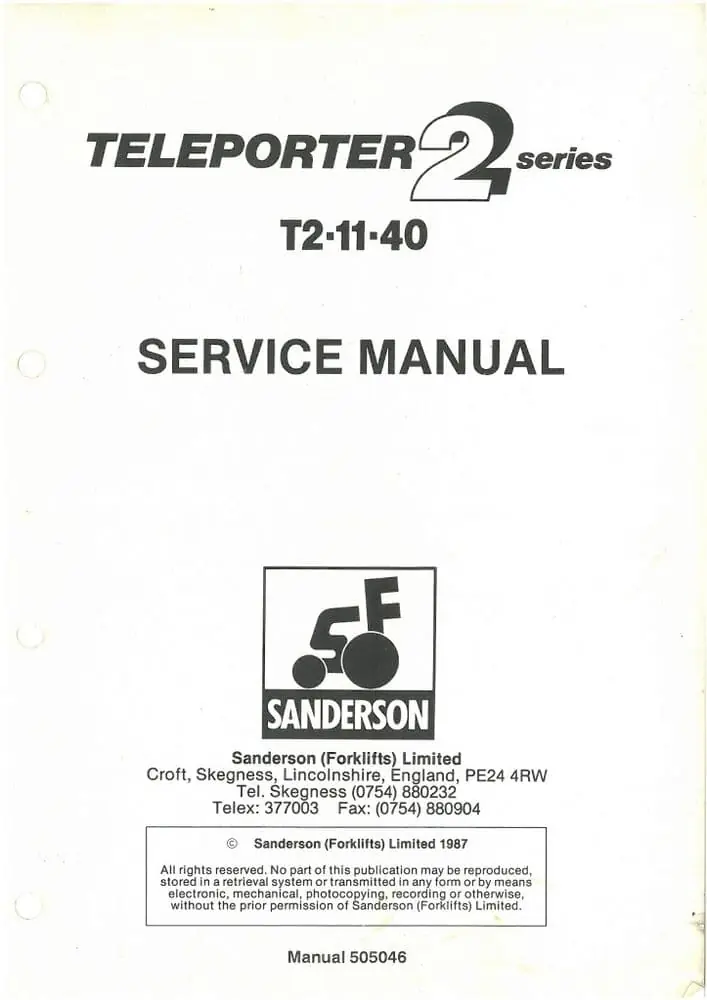 Sanderson T2-11-40
