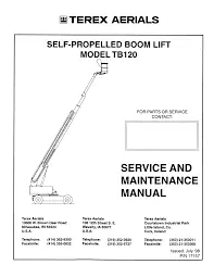 Terex Aerials TB 120