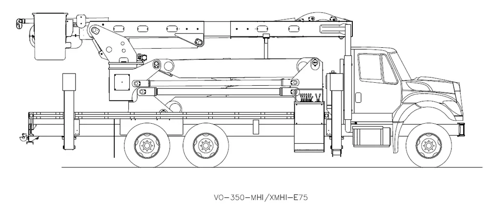 Versalift VO-350-XMHI-E75 ELEVATOR thumbnail 2