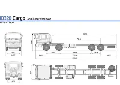 Hyundai Commercial Vehicles HD320 8x4 D6CA3H
